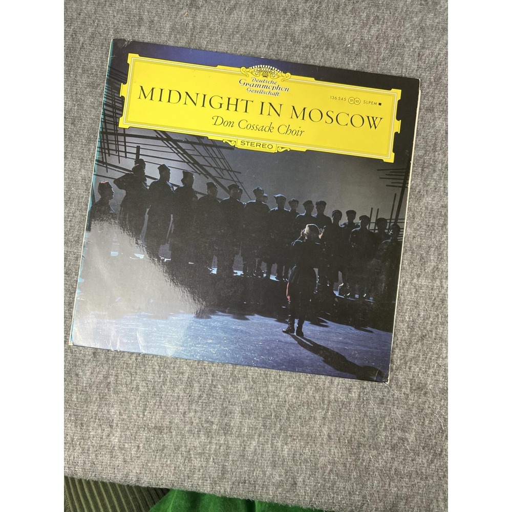 Don Cossack Choir Piatigorsky Vinyl Record Lot Midnight In Moscow Night LP 12"